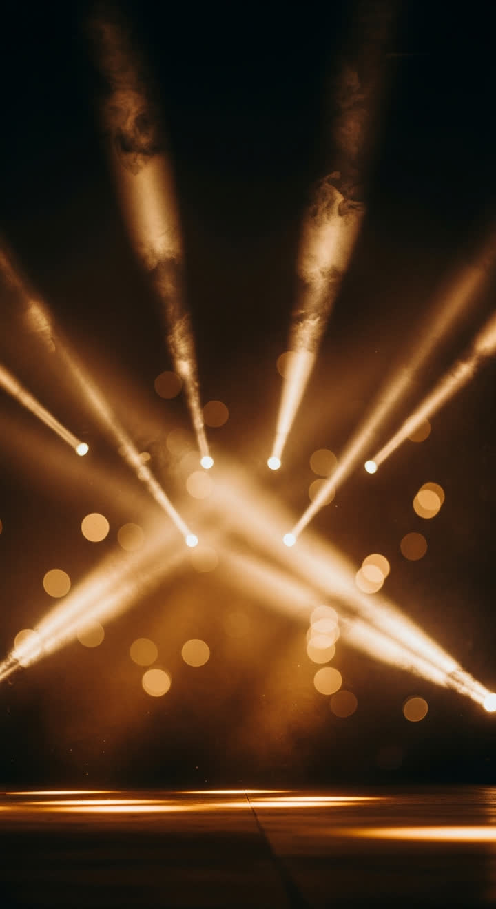 Concept lighting study for the event lane — not a delivered film