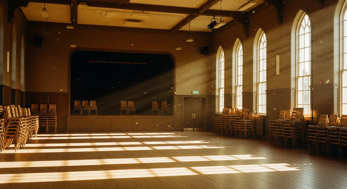 Concept lighting study for the documentary lane — not a delivered film